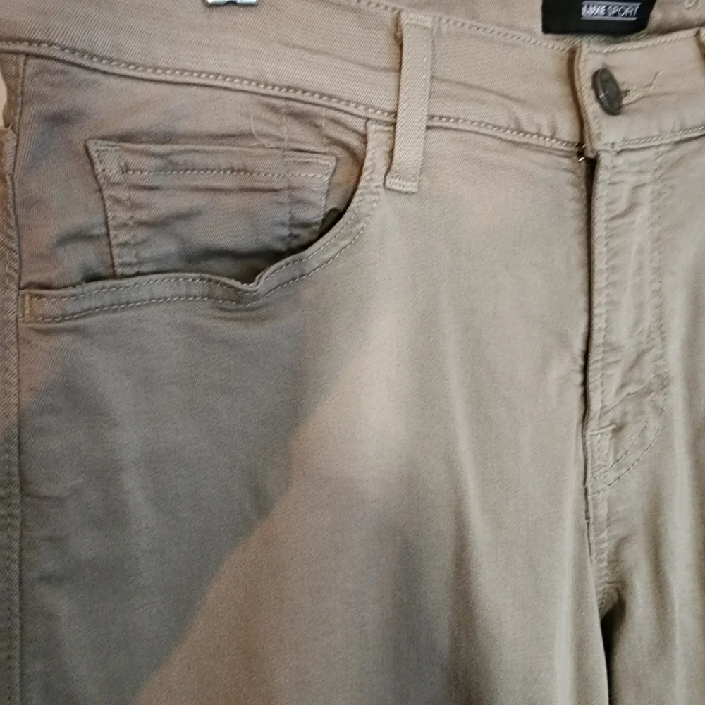 7 For All Mankind Khaki Straight-Leg Pants